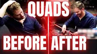 Bad Poker Session SAVED by QUADS!