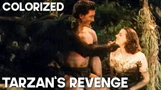 Tarzan's Revenge | COLORIZED | Glenn Morris | Classic Adventure Movie