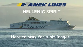 HELLENIC SPIRIT Staying a little longer with ANEK LINES Colors