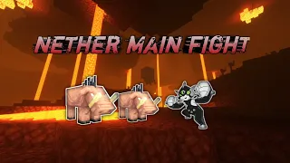 finally nether main a chuka hu aur nether mein fight 😱😨😰