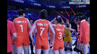 （澳门站女排世联赛）中国女排0-1落后日本时！谁注意到朱婷1个动作？内讧传言真相大白