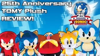 Sonic The Hedgehog 25th Anniversary TOMY Plush Review!