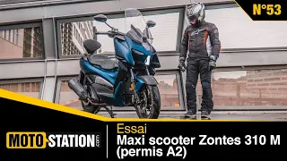 Essai scooter Zontes 310 M : un 300 cm3 qui "avionne" pour le prix d'un 125 cm3 !