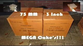 2 x 3 Inch Cake's 36 shots + 25 shots (Triplex) Oud en Nieuw 2017/2018 (Xtremepyro)