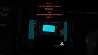 I Make A Voice Contact With The International Space Station NA1SS Over Ham Radio