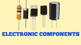 what are capacitor , resistor , transistor , diode electronic components