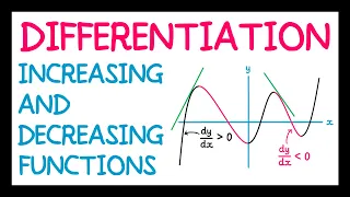 Differentiation (Increasing and Decreasing Functions)