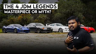 The 4 JDM Legends (R32 GTR, Supra, RX7, NSX) | NOEQUAL.CO REVIEWS | 4K