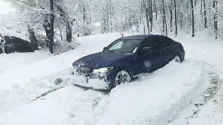 BMW G20 snow
