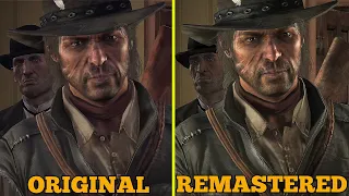 Red Dead Redemption "Remastered" vs Original Xbox One Enhanced Early Graphics Comparison