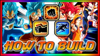 HOW TO BUILD The Gods! AGL Vegito Blue/Blue Goku and Vegeta and 7th Anny Gods! DBZ: Dokkan Battle