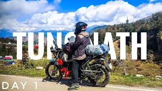 Journey to one of the Most Beautiful Trek of India |  Tungnath Day- 1 | Chandigarh to Chopta by Bike