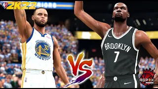 NBA 2K22 BROOKLYN NETS VS GOLDEN STATE WARRIORS - PS5 NEXT GEN LOOKS LIKE ON PC MODS