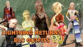 FFXIII Lightning Returns All DLC Outfits (costumes) - Дополнительные Костюмы для Игры Final Fantasy