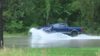 High flood waters remain in Kingwood Friday as storms expect to intensify