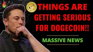 EMERGENCY!! THINGS ARE GETTING PRETTY SERIOUS FOR DOGECOIN! HOLDERS HAVE TO SEE THIS! DOGECOIN NEWS!