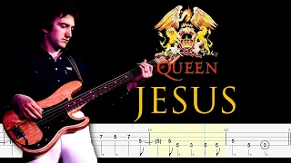 Queen - Jesus (Bass Line + Tabs + Notation) By John Deacon