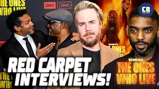 The Walking Dead: The Ones Who Live Red Carpet Interviews!