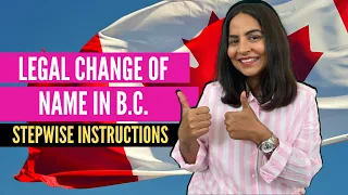 How to Change Name in B.C.| Stepwise Process 2021| Update name in PR card