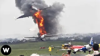 Tragic! Most Terrifying Catastrophic Plane Crashes Filmed Seconds Before Disaster | Best Of The Week