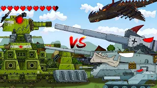 KV-44 meets its old Enemies again - Cartoons about tanks