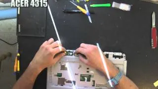 ACER ASPIRE 4315 laptop take apart video, disassemble disassembly