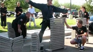 Sibak Nic Corder Brick Breaking at George Lim Invitational Karate Championships 2012