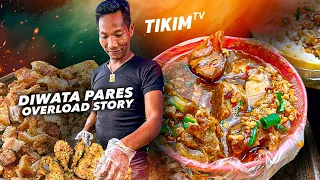 DIWATA PARES OVERLOAD STORY | LECHON Kawali + Bulaklak PARES | Manila Street Food | TIKIM TV