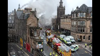 Waverley Steps A Visit to Edinburgh - Colorized - 1948 - Full documentary - Life in scotland in 1948