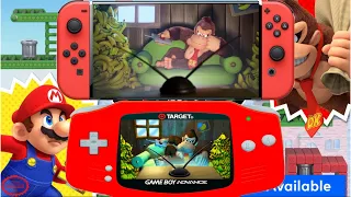 Mario VS Donkey Kong Intro - Switch VS GBA  [Comparison]