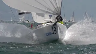 Petite Terrible-Adria Ferries downwind in Riva del Garda - Alcatel J/70 Cup