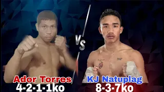 Ador Torres vs. KJ Natuplag|full fight Sparring|bakbakan, dahil nag-agawan ng pandesal.