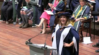 Still Game stars Jane McCarry & Mark Cox awarded honorary degrees at QMU's 2022 graduation ceremony