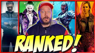 Every DCEU Villain Ranked! ...one last time!