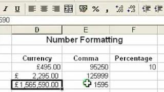 Microsoft Excel Tutorial for Beginners #5 - Number Formats