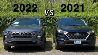 Comparing 2021 and 2022 Hyundai Tucson - Bad design?