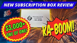 💥BOOOM! PRIZM 1/1 RPA💥 Hit Box Sports Card Football Subscription Box Review (May 23)