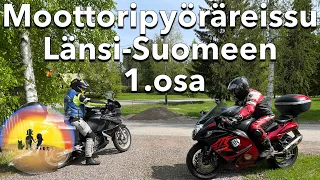Moottoripyöräreissu-Länsi-Suomeen 1.osa   HD 1080p