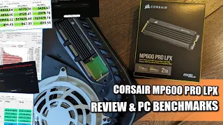 Corsair MP600 PRO LPX SSD Review and PC Benchmark - Game ON?