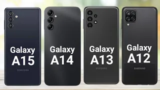 Samsung Galaxy A15 5G Vs Samsung Galaxy A14 5G Vs Samsung Galaxy A13 Vs Samsung Galaxy A12