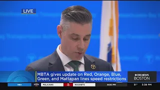 MBTA provides update on speed restrictions on five lines