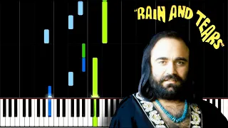 Rain And Tears - Aphrodite's Child - Synthesia Piano Tutorial