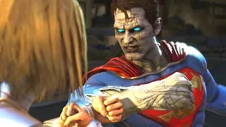 Injustice 2 - Bizarro Vs Supergirl All  Intro Dialogue/All Clash Quotes, Super Moves
