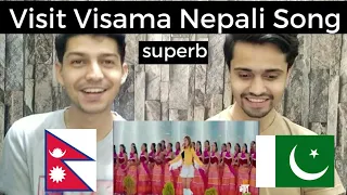 Pakistani boy Reaction  on Visit Visama "Dal bhat Tarkari" Nepali Song
