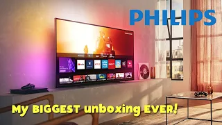 Unboxing and Setting Up the 2020 Philips 7800er Series 50" 4K Ultra HD HDR LED TV - 50PUS7855