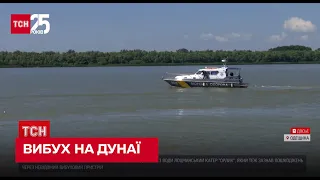 На Дунае на морской мини взорвался плавательный кран