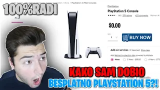 KAKO SAM DOBIO BESPLATNO PLAYSTATION 5?!*100% radi*