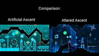 (2.12) - Comparison: Artificial Ascent vs Altered Ascent | Geometry Dash: Sea23