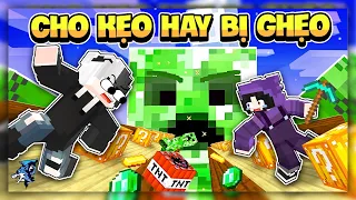 Minecraft nhưng Bạn Halloween Bất Ổn ! Siro Và Noob Ruby Khóc Thét Vì Gặp Creeper Khổng Lồ