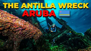 Antilla Wreck Dive   Exploring the Mysterious Antilla Shipwreck in Aruba!